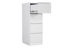 Phoenix Safe Hängeregistraturschrank 4 Schubladen grau