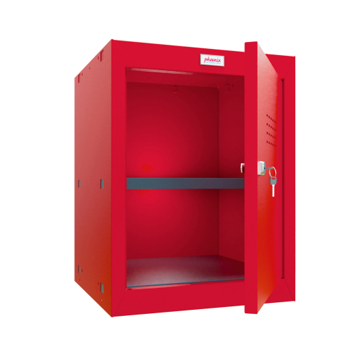 Phoenix Safe Würfelspind 66l Standard Türschloss rot