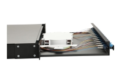 Equip LWL-Spleißkasten 12-Port LC-Duplex OS2 1U komplett sw