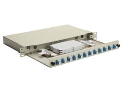 Equip LWL-Spleißkasten 12-Port LC-Duplex OS2 1U...