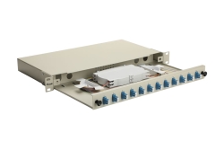 Equip LWL-Spleißkasten 12-Port LC-Duplex OS2 1U...