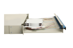 Equip LWL-Spleißkasten 12-Port LC-Duplex OS2 1U komplett gr