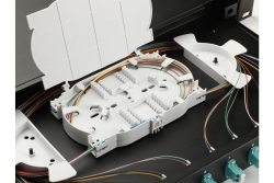 Equip LWL-Spleißkasten 12-Port LC-Duplex OM3 1U komplett sw