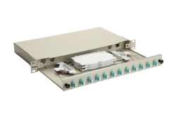 Equip LWL-Spleißkasten 12-Port LC-Duplex OM3 1U...