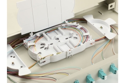 Equip LWL-Spleißkasten 12-Port LC-Duplex OM3 1U komplett gr
