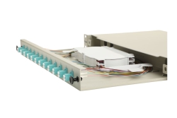 Equip LWL-Spleißkasten 12-Port LC-Duplex OM3 1U komplett gr