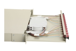 Equip LWL-Spleißkasten 12-Port LC-Duplex OM4 1U komplett gr