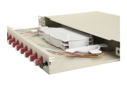 Equip LWL-Spleißkasten 12-Port LC-Duplex OM4 1U komplett gr