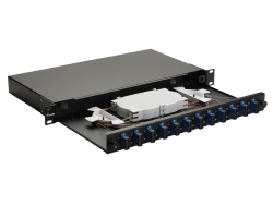 Equip LWL-Spleißkasten 12-Port SC-Duplex OS2 1U...