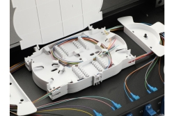 Equip LWL-Spleißkasten 12-Port SC-Duplex OS2 1U komplett sw