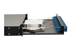 Equip LWL-Spleißkasten 12-Port SC-Duplex OS2 1U komplett sw