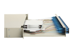 Equip LWL-Spleißkasten 12-Port SC-Duplex OS2 1U komplett gr