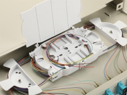 Equip LWL-Spleißkasten 12-Port SC-Duplex OM3 1U komplett gr