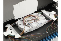 Equip LWL-Spleißkasten 24-Port LC-Duplex OS2 1U komplett sw
