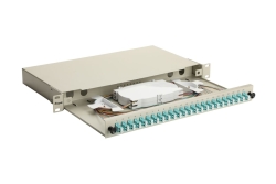 Equip LWL-Spleißkasten 24-Port LC-Duplex OM3 1U...