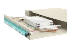 Equip LWL-Spleißkasten 24-Port LC-Duplex OM3 1U komplett gr