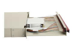 Equip LWL-Spleißkasten 24-Port LC-Duplex OM4 1U komplett gr