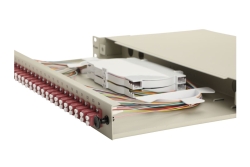 Equip LWL-Spleißkasten 24-Port LC-Duplex OM4 1U komplett gr