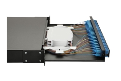 Equip LWL-Spleißkasten 24-Port SC-Duplex OS2 1U komplett sw