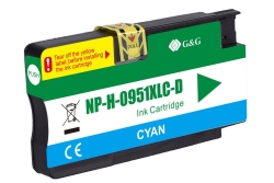 G&G Tintenpatrone kompatibel mit HP 951XL/ CN046AE Cyan