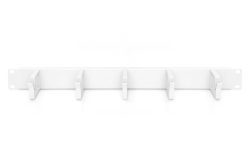 DIGITUS Rangierpanel 1HE 5x Ringe 40x60mm grau