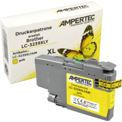 Ampertec Tinte kompatibel mit Brother LC-3239XLY yellow
