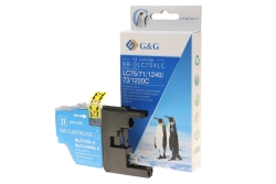 G&G Tintenpatrone kompatibel mit Brother LC-1240C Cyan