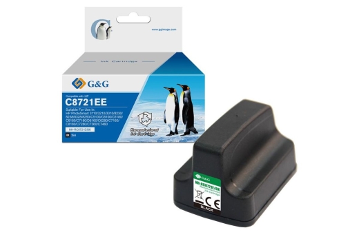 G&G Tintenpatrone kompatibel HP 363/ C8721EE XL-Schwarz