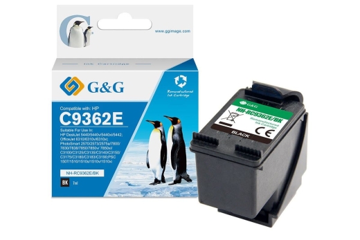 G&G Tintenpatrone kompatibel HP 336/ C9362EE XL-Schwarz