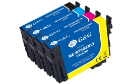 G&G 4 Tintenpatronen ersetzen Epson 503XL