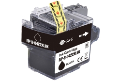 G&G Tinte komp. mit Brother LC422XLBK Schwarz (3000 Seiten)