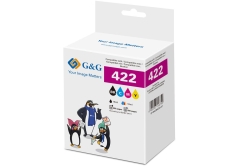 G&G Patrone 4 Brother LC422VAL BK,C,M,Y (550 Seiten)