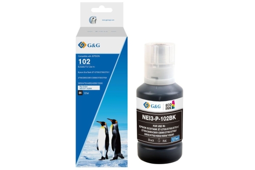 G&G Patrone komp. Epson 102/C13T03R140 Tintentank Schwarz