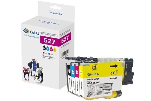 G&G Patrone Brother LC527VAL 1300 Seiten BK, 900 Farbseiten