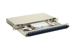 Equip LWL-Spleißkasten 24-Port SC-Duplex OS2 1U komplett gr