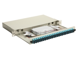Equip LWL-Spleißkasten 24-Port SC-Duplex OM3 1U...
