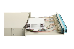 Equip LWL-Spleißkasten 24-Port SC-Duplex OM3 1U komplett gr