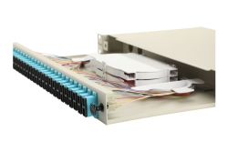 Equip LWL-Spleißkasten 24-Port SC-Duplex OM3 1U komplett gr