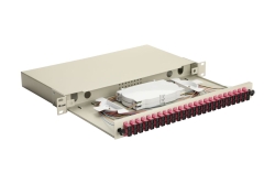 Equip LWL-Spleißkasten 24-Port SC-Duplex OM4 1U...