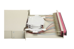 Equip LWL-Spleißkasten 24-Port SC-Duplex OM4 1U komplett gr