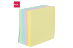 DELI Haftnotizen 7,6x7,6 cm Stick up, EA01703 400 St. farbig