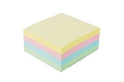 DELI Haftnotizen 7,6x7,6 cm Stick up, EA01703 400 St. farbig