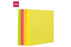 DELI Haftnotizen 7,6x7,6 cm Stick up, EA03003 400 St. farbig