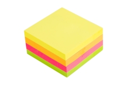 DELI Haftnotizen 7,6x7,6 cm Stick up, EA03003 400 St. farbig