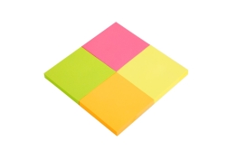 DELI Haftnotizen 7,6x7,6 cm Stick up, EA03003 400 St. farbig
