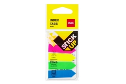DELI Haftnotizen Index PP Stick Up 5x1,2 cm 100 St. farbig