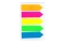 DELI Haftnotizen Index PP Stick Up 5x1,2 cm 100 St. farbig