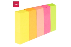 DELI Haftnotizen Index PP Stick Up 5x1,2 cm 100 St. farbig