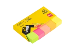 DELI Haftnotizen Index PP Stick Up 5x1,2 cm 100 St. farbig