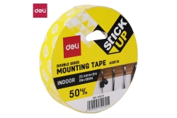 DELI Montageband 25,4mm x 5m doppelseitig, weiß